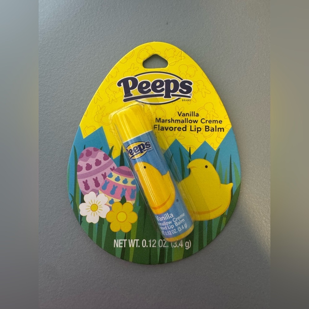 Peeps Vanilla Marshmallow Creme Bird Lip Balm - Yellow